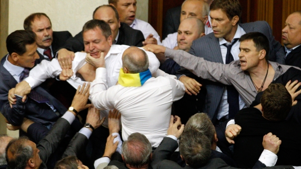 img 606X341 ukraine-parliament-fight-2505