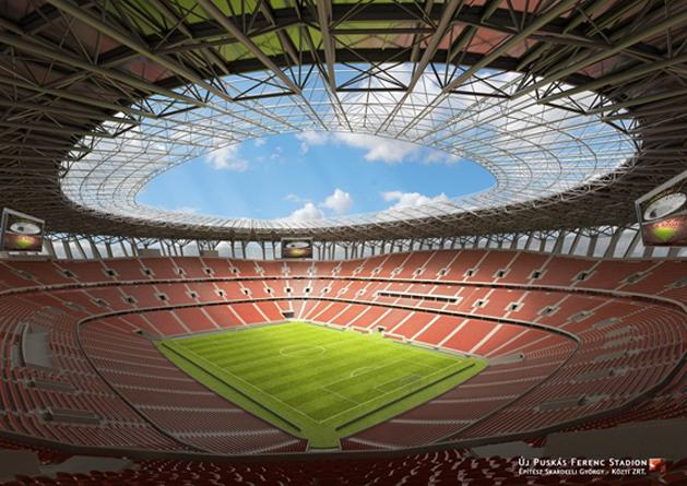Pin's Hongrie Ferenc Puskás Stade Népstadion - Authentique