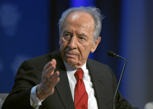 Shimon Peres at 2009 WEF