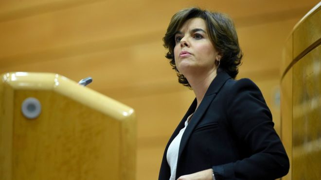 Soraya Sáenz de Santamaría | Forrás: BBC/EPA