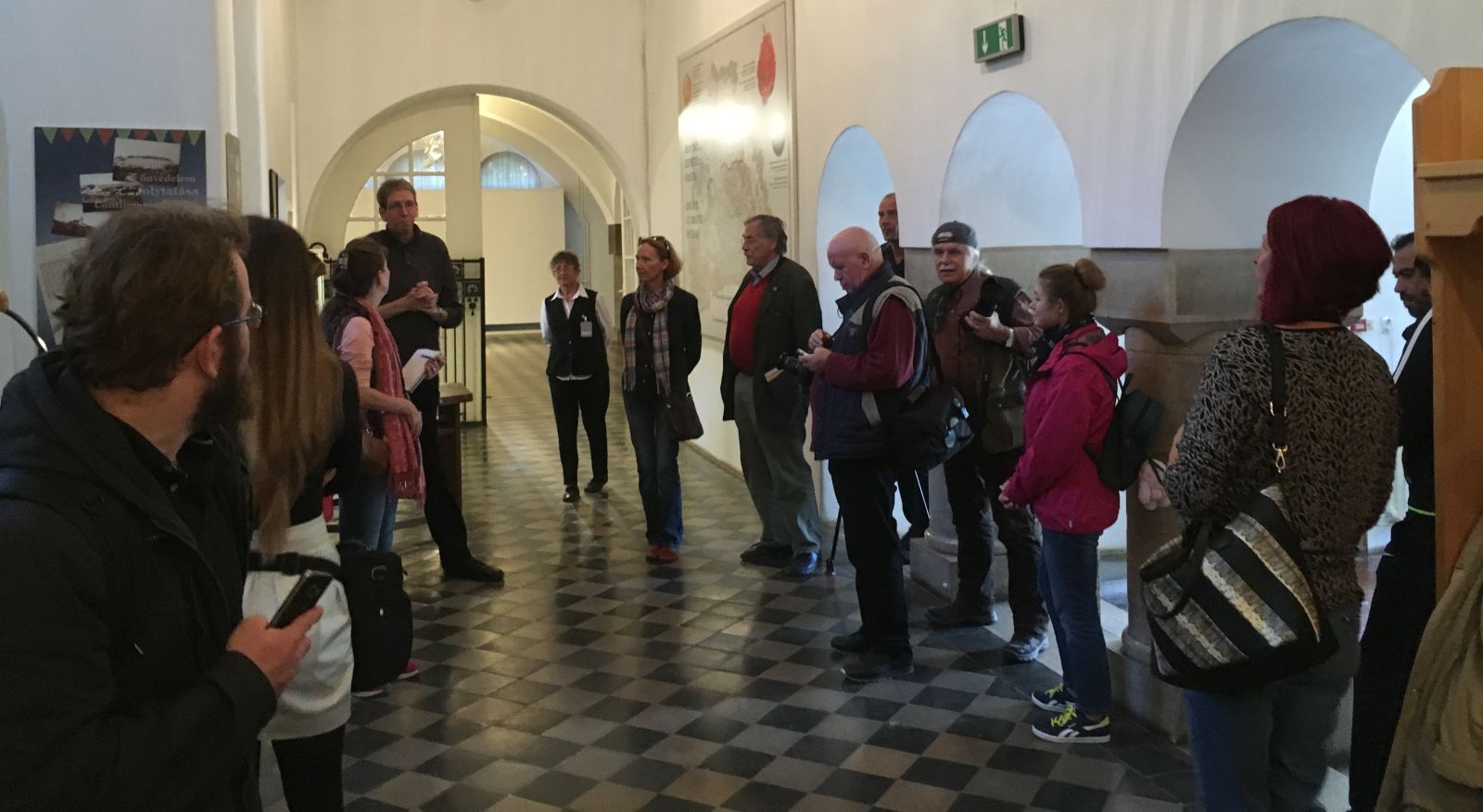 Román újságírók a Székely Nemzeti Múzeumban | A szerző felvétele