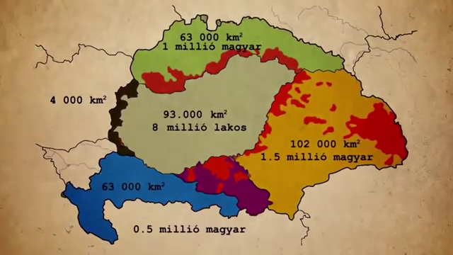 A trianoni döntés következtében Magyarország határain kívül maradt magyarok | Forrás: Magyarok Romániában dokumentumfilm